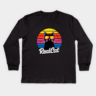 Real Cat Kids Long Sleeve T-Shirt